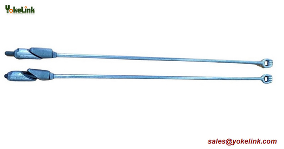 Wedge style 3/4"X84" Expanding Rock Anchor Rod Galvanized for utility power