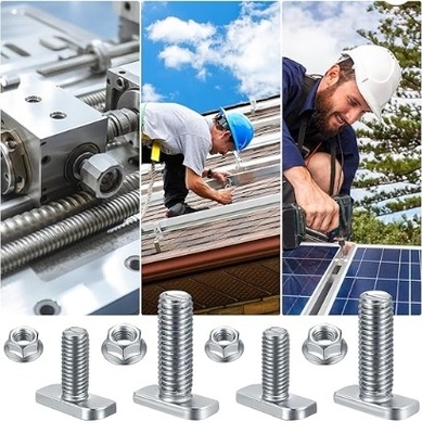 T-Bolt Stainless Steel T Bolts T-Slot T Head Bolt Hammer Screw M5 M6 M8 M10 M12
