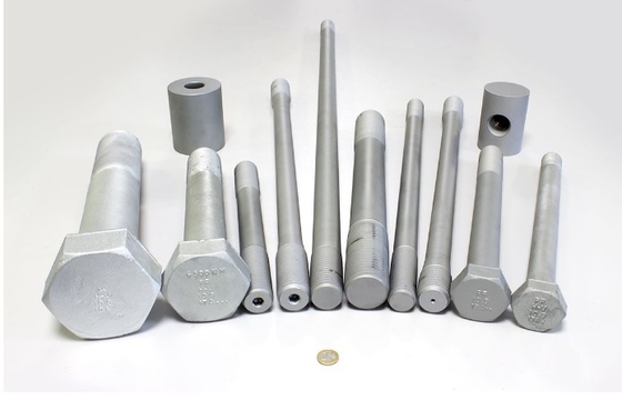High Strength Steel Nut DIN6924 ZINC For Wind Rotor Blades, hub, Wind Tower Building