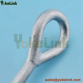 High tensile Galvanized long CSA Oval Eye bolt For electrical fastener