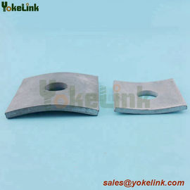 HOT DIP GALVANIZED 2.5 X2.5" ANSI C135.80 carbon steel square curved washer for fastener