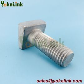 3/4 x 2-1/2 x 15/16" Square Zinc Steel Askew Head Bolt with  wedge-shaped head