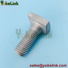 3/4 x 2-1/2 x 15/16" Square Zinc Steel Askew Head Bolt with  wedge-shaped head