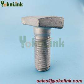 3/4 x 2-1/2 x 15/16" Square Zinc Steel Askew Head Bolt with  wedge-shaped head