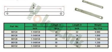 American Market Hot Dip Galvanized Steel Flat Crossarm Brace With good price