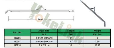 Hot sell 60 inch length or OEM Alley arm brace for poleline hardware