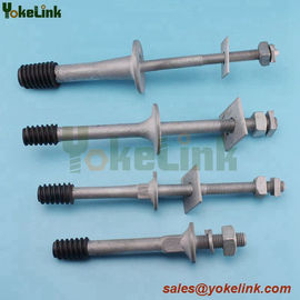 Long shank type Crossarm Pin for wood crossarms For overhead line fitting