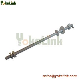 Hot dip galvanized spool bolt /upset bolt for poleline hardware