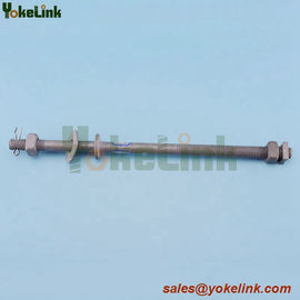 High quality HDG Double Upset spool bolt 5/8 x 18'' for Poleline hardware