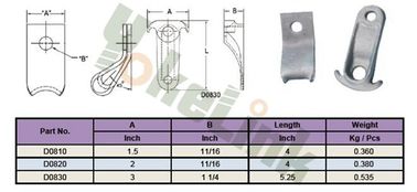 Made in Chain Ductile Iron Steel Guy Hook For Transmission Line Hardware