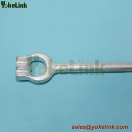 High Quality Forging Steel 3/4" Twin Eye Anchor rods For power line hardware