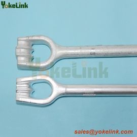 High Quality Forging Steel 3/4" Twin Eye Anchor rods For power line hardware