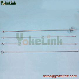 OEM Forged HDG ANSI Thimble strand Anchor Rods for guying utility poles