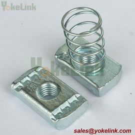 Zinc Yellow M12 Strut Channel Nut with short spring For Strut Accessories