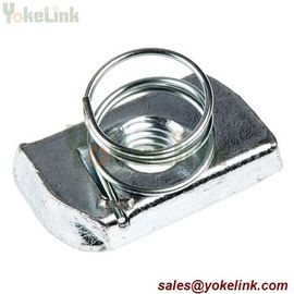 Zinc Yellow M12 Strut Channel Nut with short spring For Strut Accessories