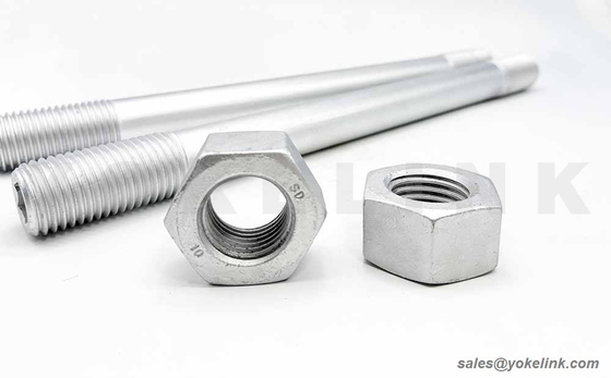 Double End Blade Studs Dacromet Grade 8.8-12.9 For Wind Energy Fasteners