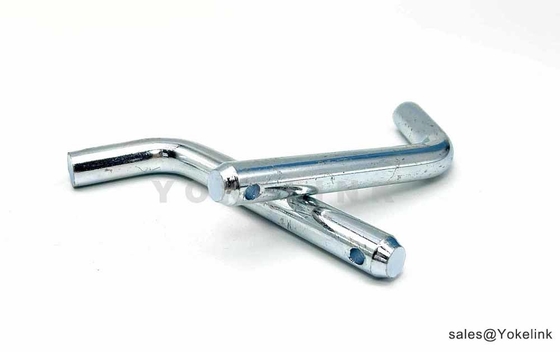 5/8" Bent Clevis Pin with Swivel Lock for Trailer and Towing Systems Construction Equipment