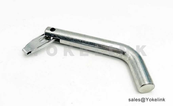 5/8" Bent Clevis Pin with R Clip for Trailer and Towing Systems Construction Equipment