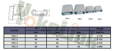 Aluminum Alloy C Type wedge connectors for AAC, AAAC and ACSR
