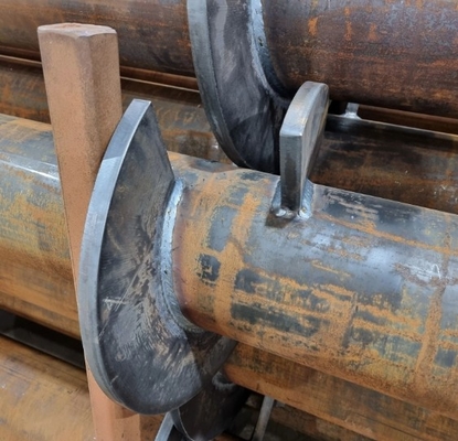 Round Shaft Helical Screw Pile Galvanized ASTM A153 Standard Helical Pile Anchor For Solar Energy Related Parts