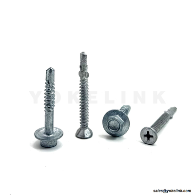 Red Painted Steel Self Tapping Roofing Screw Wing Teks Screw