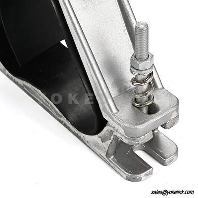 High Voltage Cable Rubber Lined Aluminium Single Cable Cleat
