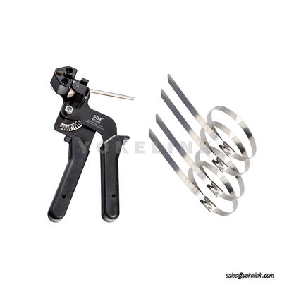 OEM Branding Smooth Cutting Tool Nylon Stainless Steel Metal Tie Wrap Gun Cable Tie Gun for Fastening and Cutting