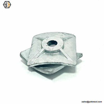 Cast Square Curved Washer HDG | Ductile Iron Utility Washer | IEEE C135.80 & CSA C83 Polelin Hardware