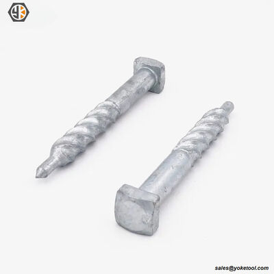 Square Head Lag Screw | Fetter Drive Pilot Point | IEEE C135.80 & CSA C83 |Utility Pole Fastener