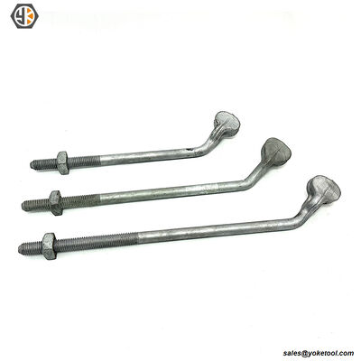 5/8'' Thimble Eye Bolt Drop Forged HDG IEEE C135.1 & CSA C83 SEC Compliant Poleline Fastener