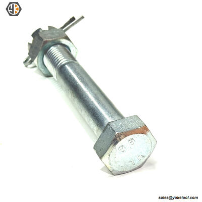 3/8" Hex Head Bolt | Hot Dip Galvanized | 4,250 lbs Tensile | Utility Fasteners