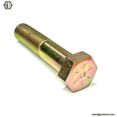 3/8" Hex Head Bolt | Hot Dip Galvanized | 4,250 lbs Tensile | Utility Fasteners