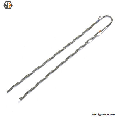 Aluminum Dead End Preformed Guy Grip For Power Fittings