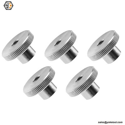 DIN 464 Stainless Steel M5 X 16mm Knurled High Thumb Screws
