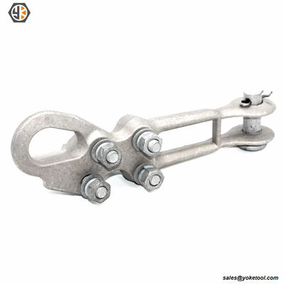 Straight Line Strain Clamp | A356-T6 Aluminum LPDC Casting | Overhead Line Strain Clamp