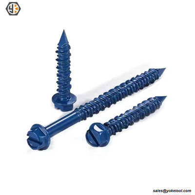 3/16'' Masonry Screw Blue coating Concrete Anchor Screws