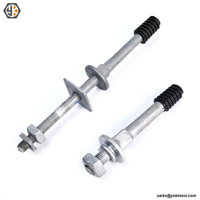 Forged Crossarm Pin Long Shank for wood crossarm