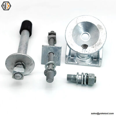 Forged Crossarm Pin Long Shank for wood crossarm