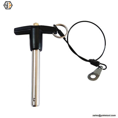 10mm Ball Lock Quick Release Pin with lanyard