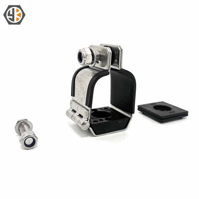 28-130mm Electrical Fittings Single Cable Cleats Stainless Steel IEC 61914 Certificated