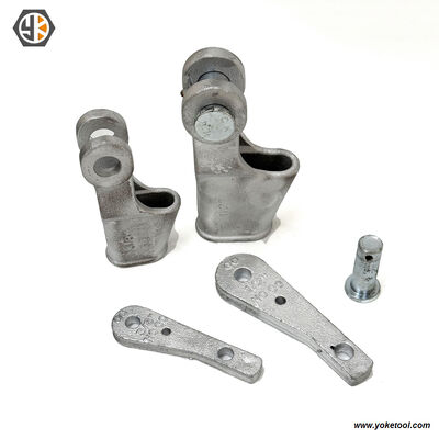Cast Steel 1/2'' 3/8'' Wire Rope Open Wedge Socket Galvanized