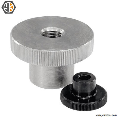 DIN466 M8 Knurled Thumb Nuts High Type Stainless Steel for Mechanical Parts