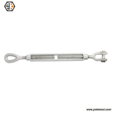 Drop Forged Turnbuckle HDG | ASTM F1145 Utility Hardware | Jaw & Jaw Galvanized Turnbuckle