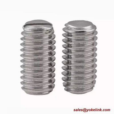 ASME B18.3, DIN 915 Stainless Steel Socket Set screws with Dog Point, Nylok patch