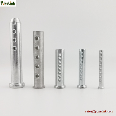 Zinc Plating Universal Adjustable Clevis Pins with 4 holes