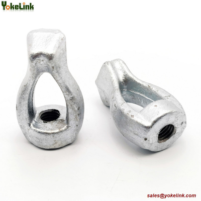 Hot Dip Galvanized Thimble Eye Nut 3/4" thimbleye nut for Power line Hardware