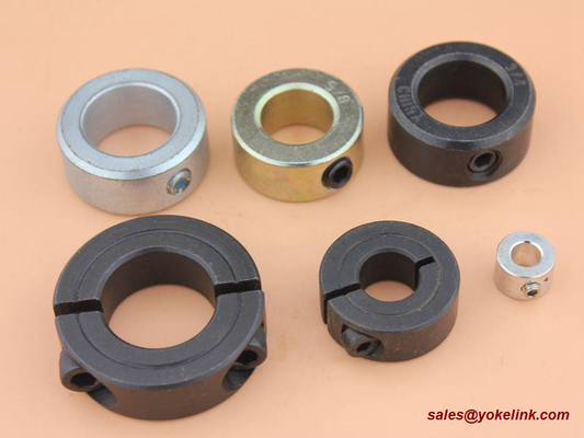 Single split shaft collar 5/8 inch one piece Clamp Shaft Collars with Black Oxide finish