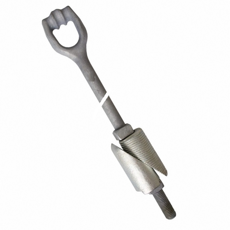 Wedge style 3/4"X84" Expanding Rock Anchor Rod Galvanized for utility power