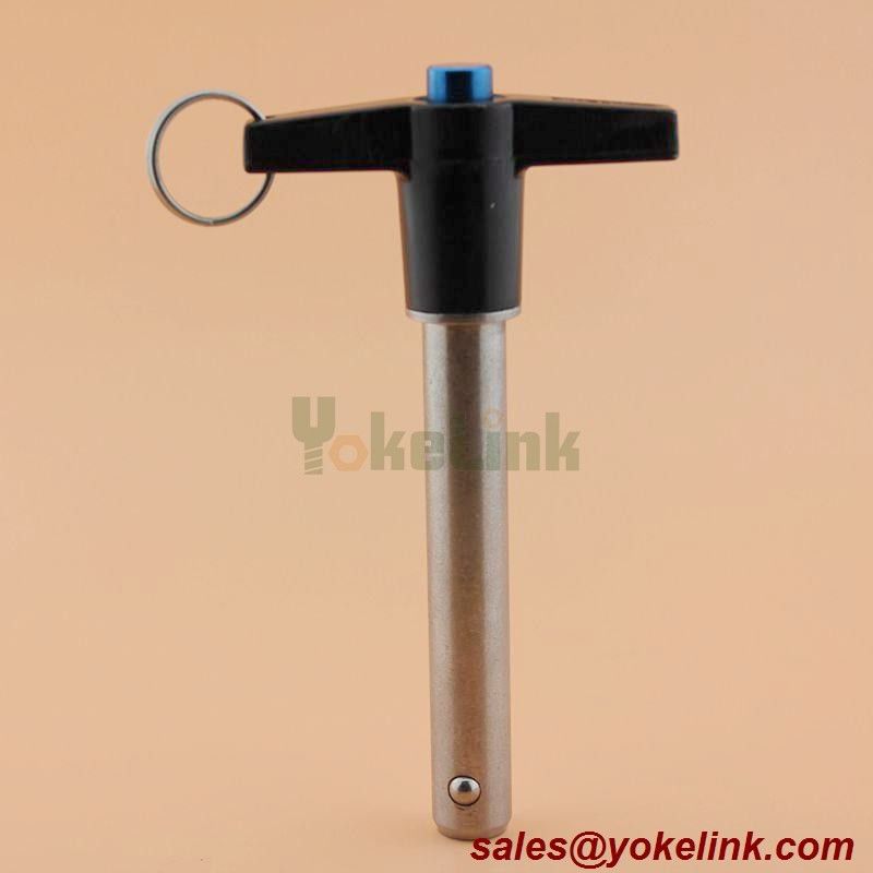 Made in China stainless steel T type quick release pin with lanyard