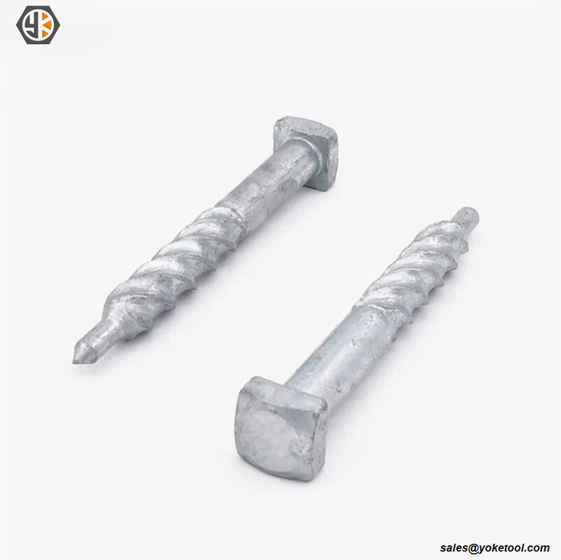 Square Head Lag Screw | Fetter Drive Pilot Point | IEEE C135.80 & CSA C83 |Utility Pole Fastener